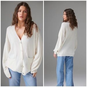 COLORUSH CANGGU OVERSIZED CARDIGAN NWT XS CASHMERE SLOUCHY URBAN STREETWEAR COZY